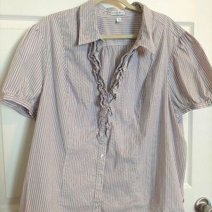 4X Pinstripe Button Down Shirt